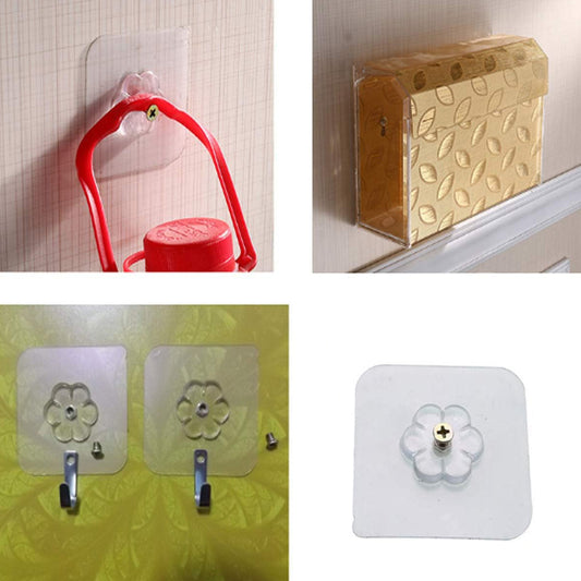 Self Adhesive Hooks Sticker | Screw Nut and...