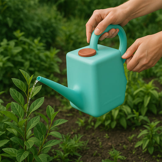 2 Litre Heavy-Duty Plastic Gardening Watering Can with...