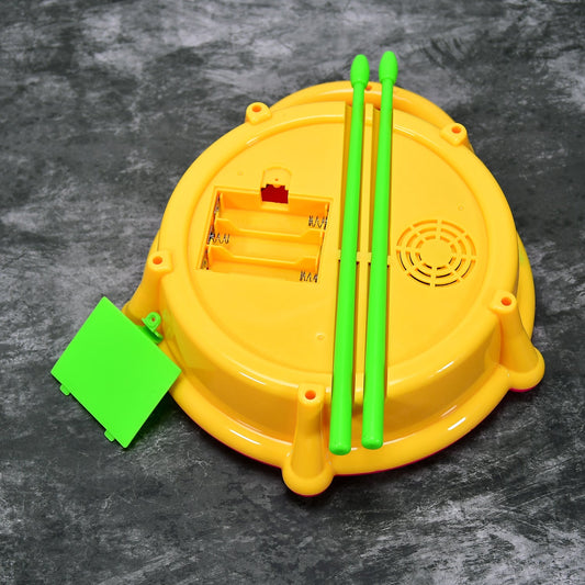Flash Drum Toy – Colorful Musical Drum with...