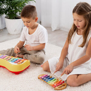2 in 1 Baby Piano Xylophone Toy for...