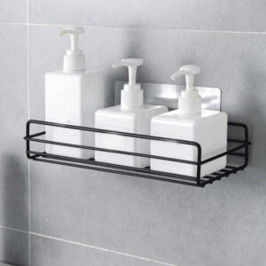 Multipurpose Wall Mount Metal Bathroom Shelf and Rack...