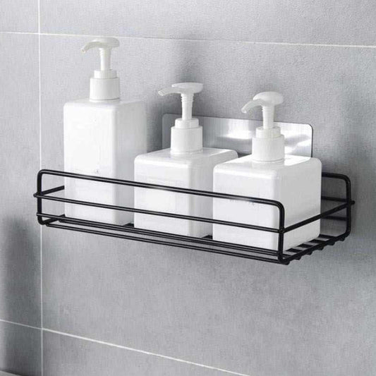 Multipurpose Wall Mount Metal Bathroom Shelf and Rack...