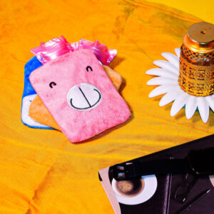 Pink Hot Water Bag with Cover – Relief...