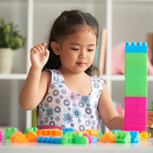 Multicolor Kids' Block Set for Fun & Learning...