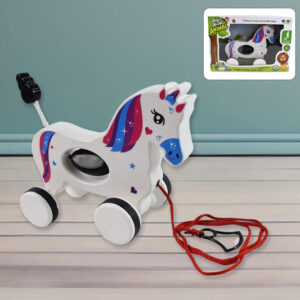 Pull Along Toy Unicorn | Pull String Toys...