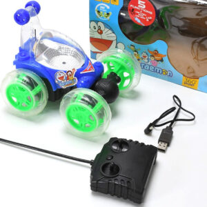 Rechargeable 360 degree stunt rolling remote control car...