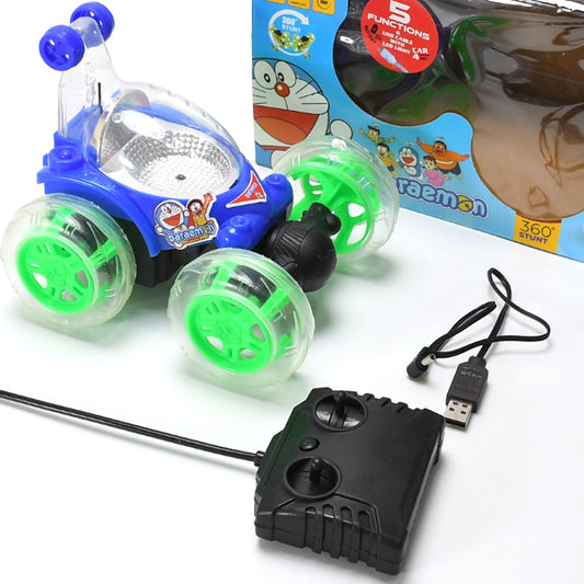 Rechargeable 360 degree stunt rolling remote control car...