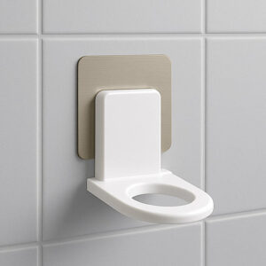 Wall-Mounted Adhesive Hook for Shampoo & Soap, Strong...