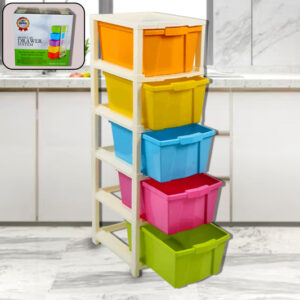 Multipurpose Modular Drawer Organizer Storage Box - 5...