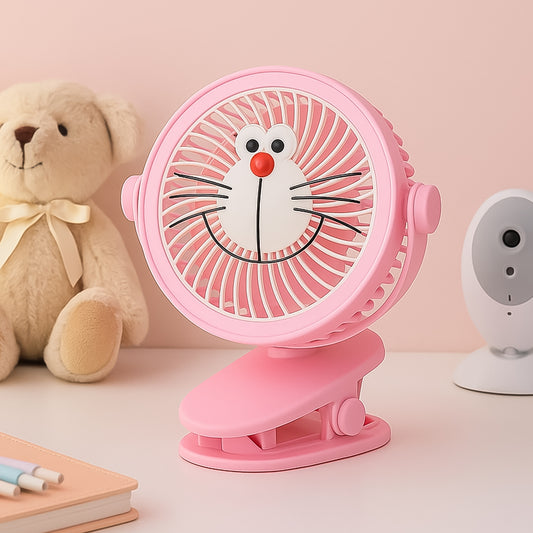USB Portable Mini Desk Fan with Light –...