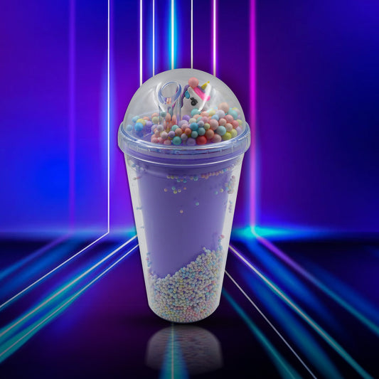 Design Printed Sipper Bottle With Toy, LED Glow...