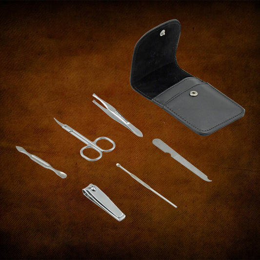 6-in-1 Professional Nail Care Kit: Clippers, Scissors &am...