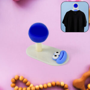 Cartoon Colorful Hooks Simple Ball Shape Hook Self-adhesi...