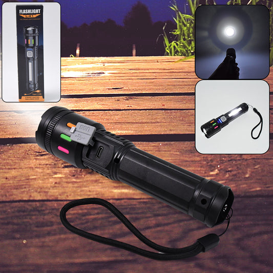 Led Torch High Lumens Fast Charging Flashlight /...