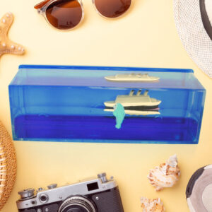 Car Interior Dashboard Decoration Floating Water Cruiser ...