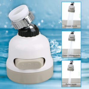 Rotatable Splash Proof 3 Modes Water Saving Nozzle...