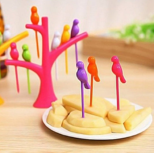 Bird Fork | Kids fruit fork | Table...