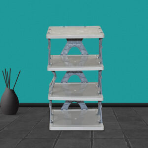 Foldable Shoe Rack (1 Pc, 4 Layers): Space-Saving,...