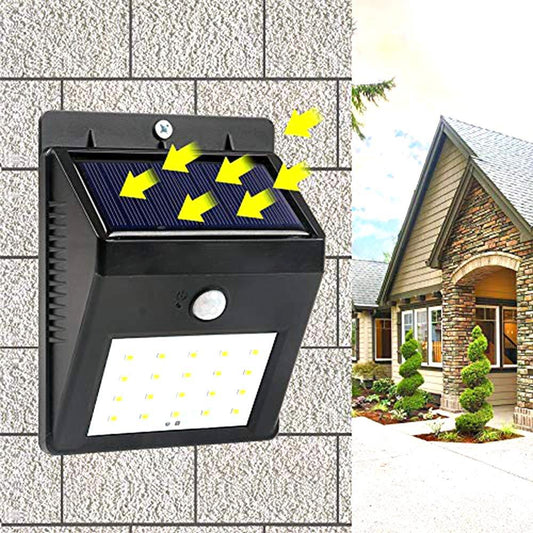 Solar Security LED Night Light for Home Outdoor...
