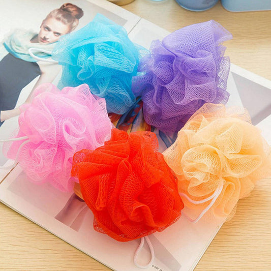 Bath Shower Loofah Sponge Pouf Body Scrubber (Pack...