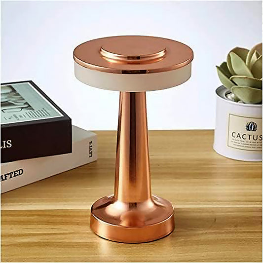 Touch LED Metal Desk Lamp – USB Rechargeable,...