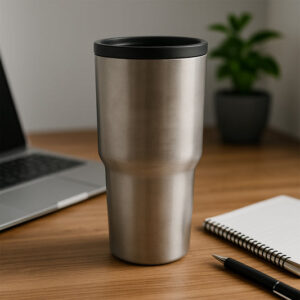 STAINLESS STEEL VACUUM GLASS INSULATED GLASS COFFEE CUPS...