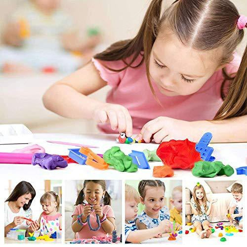 5fa5c4132480c441d0f56030-5-large_a160c675-68f8-4384-9261-3b9ec3040114.jpg Non-Toxic Creative 100 Dough Clay 5 Different Colors,...
