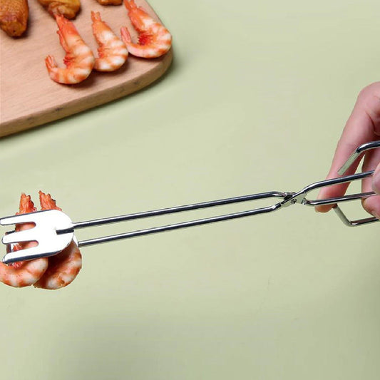 31cm Multi-Functional Metal BBQ Tongs for Serving (Clamp,...