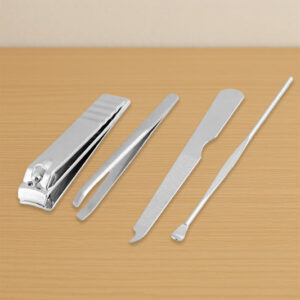 4-in-1 Nail Clipper Kit: Stainless Steel Tools, Manicure...