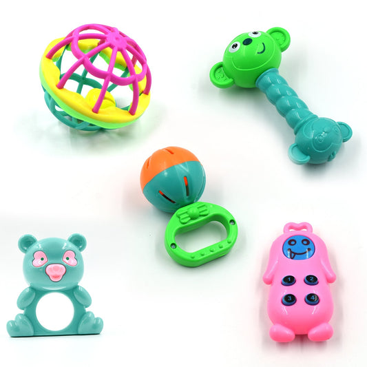 AT38 5Pc Rattles Baby Toy and game for...