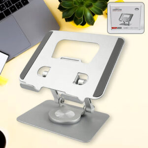 Aluminum Alloy 360°Rotating Bracket, Adjustable Tablet St...