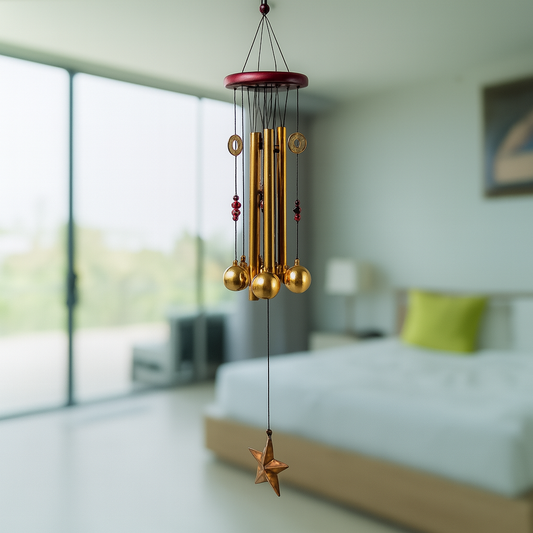 Wind Chimes Outdoor Hanging Dragonfly Wind Chime for...