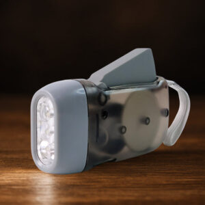 3 LED Hand Press Torch Hand Crank Flashlight...