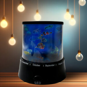 LED Projector Night Light – 3 Battery Lamps,...