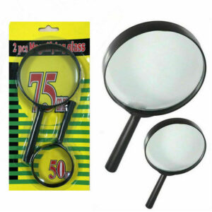 Magnifying Glass Lens – Dual-Sided Glass Magnifier for...