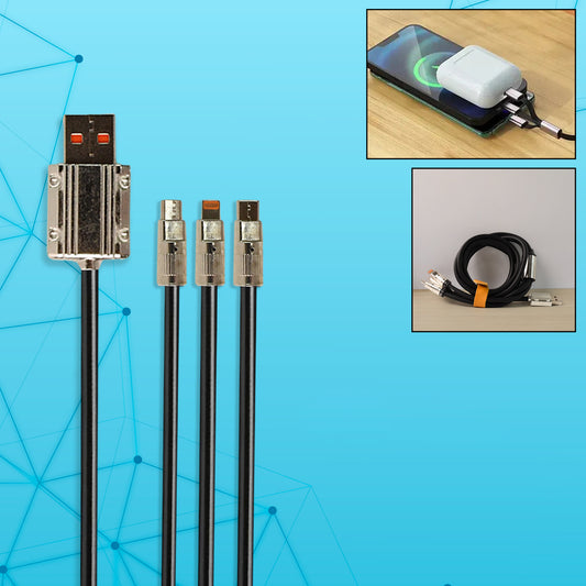 3 in 1 Multi Super Fast Charging Cable...