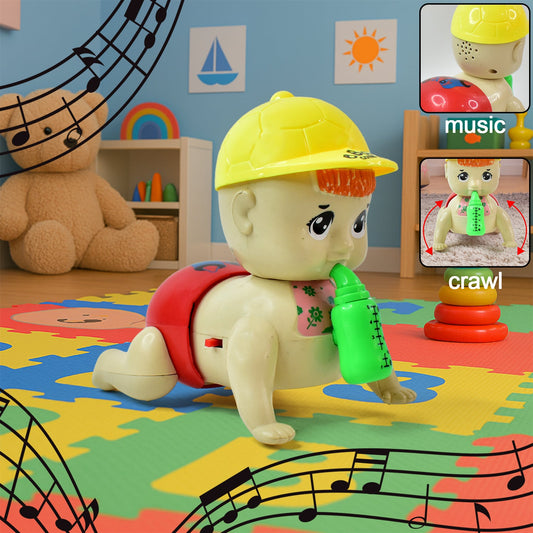 Battery Operated Crawling Baby Toy with Music