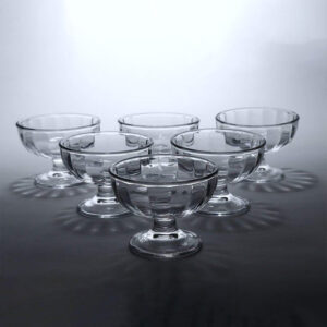 Premium Glass Ice Cream Dessert Bowl 6 Pc...
