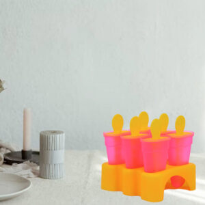 Kulfi Maker Moulds Set Plastic Homemade Kulfi Mould...