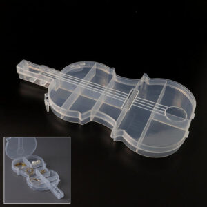 Violin Shape Plastic Storage Box (1 Pc)