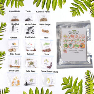 15 Varieties of Vegetable Seeds Combo (1 Pkt....